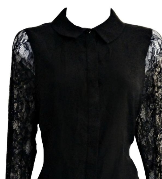 NWOT Ted Baker lace sleeves shirt - Picture 2 of 8